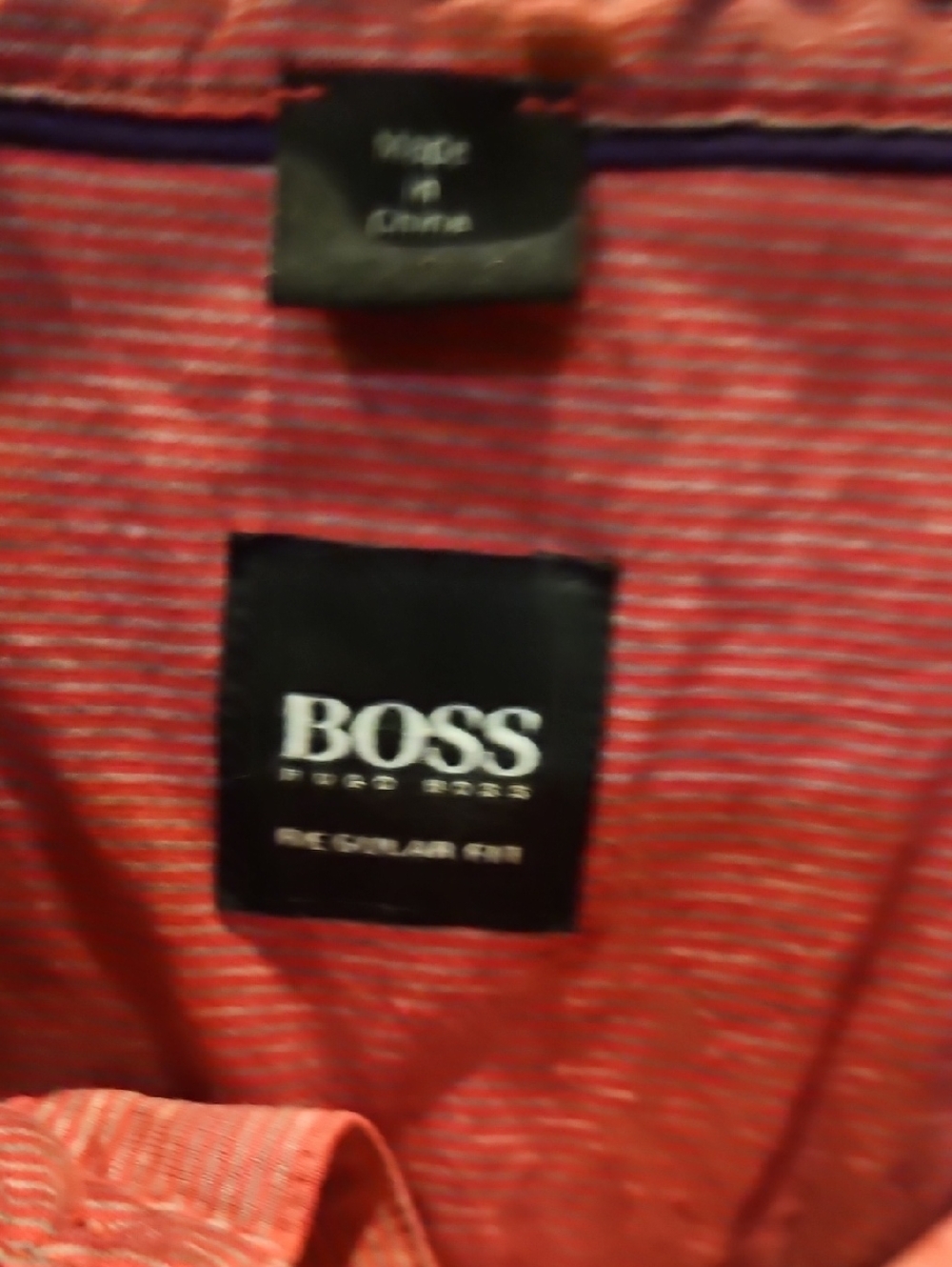 BOSS Men's Pink Short-Sleeve Polo Shirt - Picture 2 of 4
